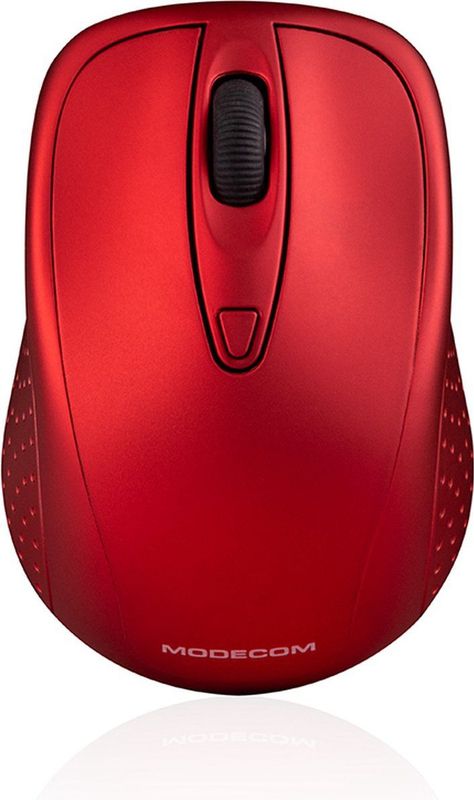 Modecom - MC-WM4.1 - Draadloze Muis - Rood - Optische Sensor - 800/1200/1600 DPI