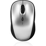 Modecom M-MC-0WM6-710 MC-WM6GREY-BLACK Draadloze muis (Wireless/ USB Nano, Optisch, 800/1600 DPI). (Draadloze), Muis, Zwart