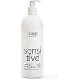 Ziaja Sensitive Wasgel voor Gezicht en Lichaam voor Gevoelige en Geirriteerde Huid 400 ml