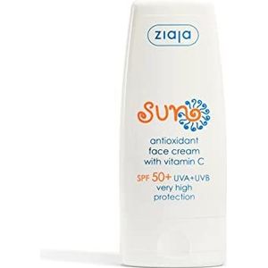 Ziaja Sun Antioxidanten Gezichtscrème met Vitamine C SPF 50+ 50 ml