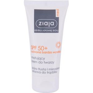Ziaja Med - Protecting UVA + UVB - Matterende Zonnebandcrème - SPF 50+ - 50 ml