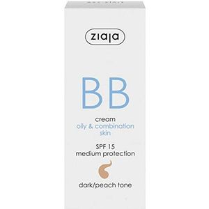Ziaja Bb Cream Vette en gemengde huid Spf15 Dark Tone 50 ml
