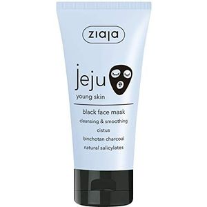 Ziaja - Jeju Young Skin - Gezichtsmasker - Zwart - 50 ml