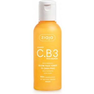 Ziaja - Vitamin C.B3 Niacinamide - Exfoliërende Reinigingstonic - 120 ml - Veganistisch Product