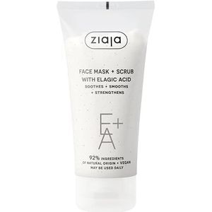 Ziaja - Face Mask + Scrub - Peeling Masker - 55 ml - Voor Vrouwen