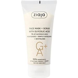 Ziaja - Face Mask + Scrub - Glycolic Acid - 55 ml