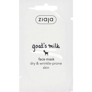Ziaja - Goat's Milk Gezichtsmasker - 7 ml - Voor Droge Huid