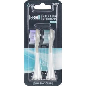 Teesa TSA8012 - Opzettandenborstels voor TSA8010 en TSA8011, medium, 2 stuks