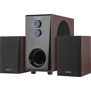 Krüger&Matz KM0539 Actieve Luidspreker 2.1 Spirit Bluetooth Hout/Bruin