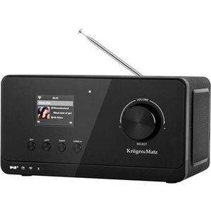 Krüger&Matz KM0816 - DAB - Internet en FM Radio met Bluetooth Connectiviteit