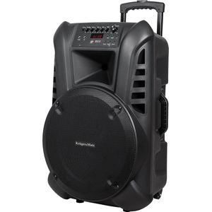 Krüger & Matz KM1715 Professionele Mobiele Luidspreker Party Speaker Box - 60 Watt Zwart