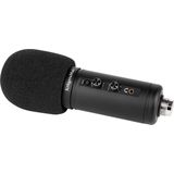 Krüger&Matz KM0765 - Warrior GV-100 Gaming en/of vlogmicrofoon, zwart