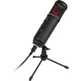 Krüger&Matz KM0765 - Warrior GV-100 Gaming en/of vlogmicrofoon, zwart