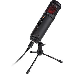 Krüger&Matz KM0765 - Warrior GV-100 Gaming en/of vlogmicrofoon, zwart