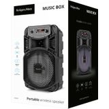 Krüger&Matz - Music Box - Bluetooth Luidspreker - Zwart - Draagbaar