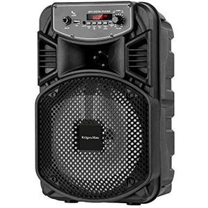 Krüger&Matz Music Box zwarte luidspreker (Oplaadbare batterij), Bluetooth luidspreker, Zwart