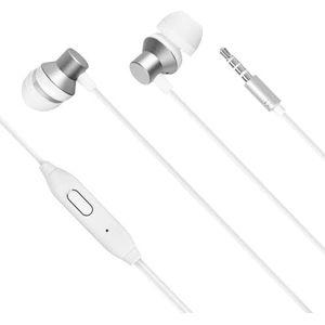 Krüger&Matz KMPB3 Hoofdtelefoon met microfoon, in-ear, wit