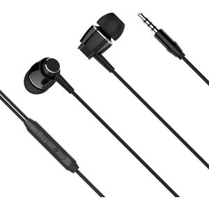 Kruger&Matz In-ear hoofdtelefoon met microfoon KMPB1-B jack 3,5 mm zwart