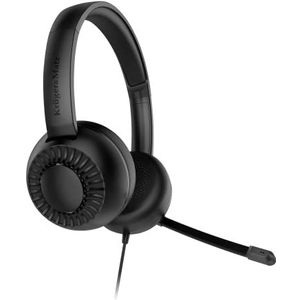 Krüger&Matz Over-Ear Hoofdtelefoon met Microfoon, Hoofdtelefoon P3 voor Computer, KM0661, Zwart