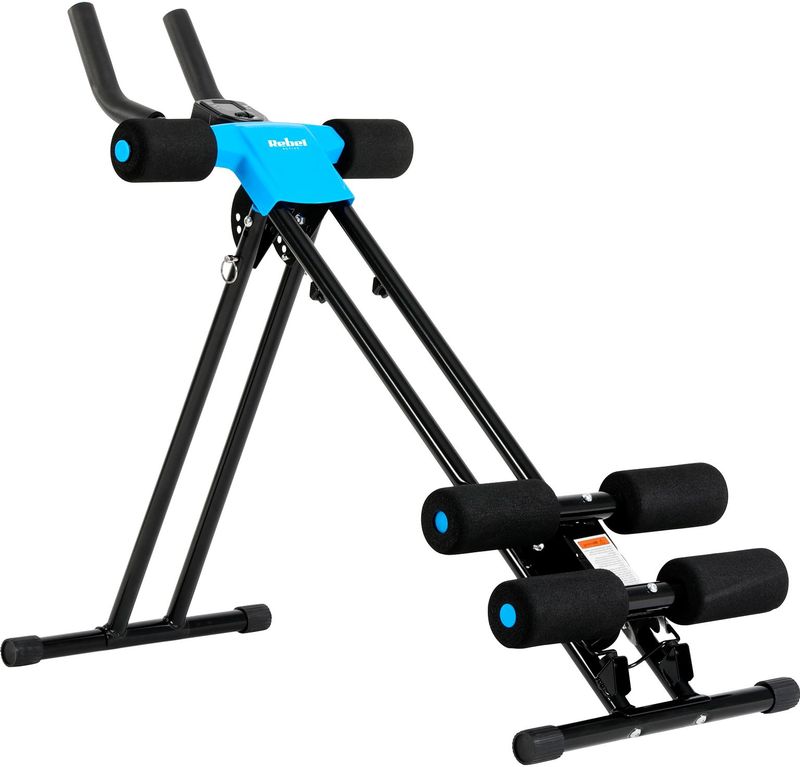 Rebel Active Buikspiertrainer - Ab Generator - Buikspier trainingsapparaat - Ab Shaper - Zwart