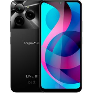 Kruger&Matz - LIVE 12 - Smartphone - Zwart - 8 GB RAM / 256 GB