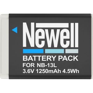 Newell - NB-13L - Batterij - Zwart - Lithium-ion - 1250 mAh
