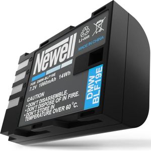 Newell Li-Ion batterij | DMW-BLF19E | tweede of vervangende batterij voor Panasonic camera | 7,2V 1860 mAh 14Wh