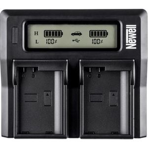 Newell DC-LCD two-channel lader for NP-FW series batteries