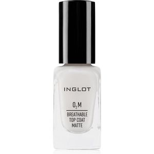 Inglot O2M Breathable Top Coat Matte - Nagellak - 11 ml