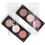 Inglot - Face Palette - HOT STUFF - Highlighter - Bronzer en Blush Tint - 7 g