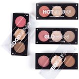 Inglot - Face Palette - HOT STUFF - Highlighter - Bronzer en Blush Tint - 7 g