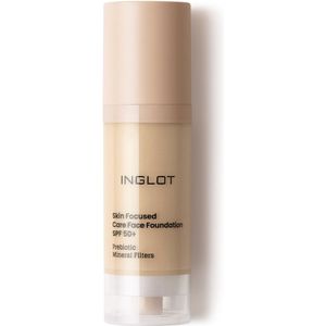 Inglot - Skin Focused Care Face Foundation - Foundation - SPF 50 - Tint 301 Light Olive - 30 ml