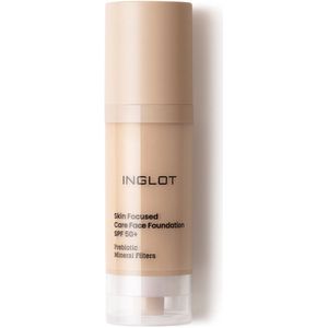 Inglot - Skin Focused Care Face Foundation - Vloeibare Foundation - 302 Ivory Beige - 30 ml