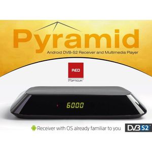 RED Opticum Pyramid Android DVB-S2 Receiver en Multimedia Speler