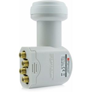 Opticum - LQP-04H - LNB - Wit - Quad LNB 40 mm