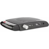 RED OPTICUM 33063 AX 300 mini V3 met PVR i Digitale satellietontvanger HD - externe IR Sensor met LED-display - HDMI - USB i 12V voeding ideaal voor camping ontvangers voor Schotelantenne, zwart