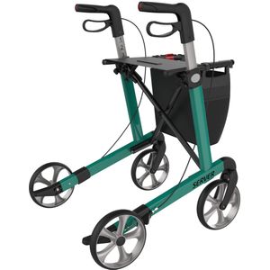 Rehasense - Server - Rollator - Turquoise - Opvouwbaar - Tot 150 kg