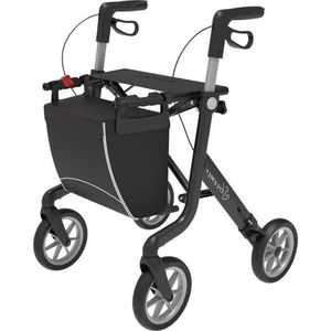 Rehasense Streamer Ultra Lichtgewicht rollator Large Zwart