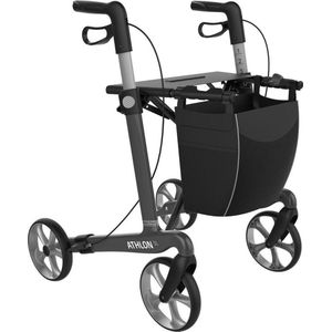 Rehasense Athlon Carbon rollator Antraciet - Ultralichtgewicht