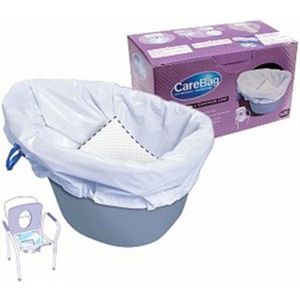 Carebag Hygiene Opvangzak Toiletstoelemmer – 20 Stuks