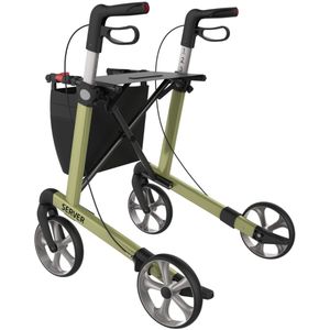 Rehasense Server rollator Olijfgroen maat L