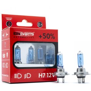 Einparts Halogeen Dimlicht +50% H7 12V 55W - 5000K (set)