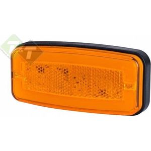 Zijmarkeringslamp, Contourlamp Oranje, Zijlamp LED, 12 tot 24 Volt