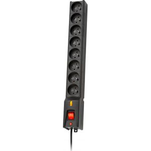 Meister 7430670 veiligheidscontactverlenging met extra stekker IP20 binnenruimte/Powersplit/verlengkabel met
