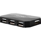 Natec- USB Hub- NHU-0647- Zwart