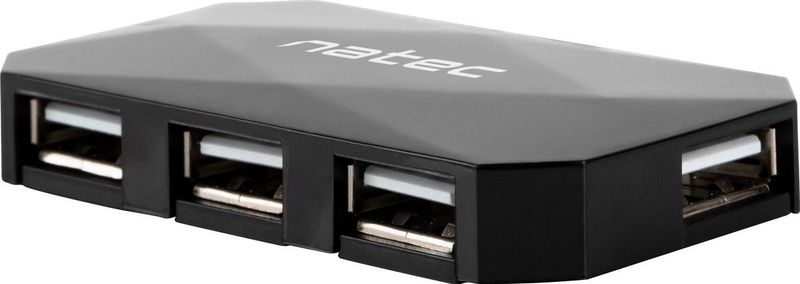 Natec- USB Hub- NHU-0647- Zwart