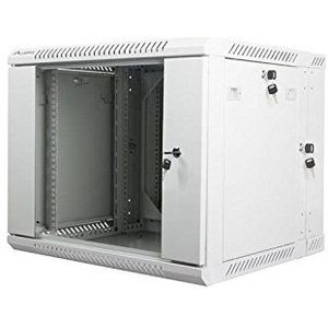 Kluizen - Wandmontage Dubbele Sectiekast - 19 Inch - Koudgewalst Staal