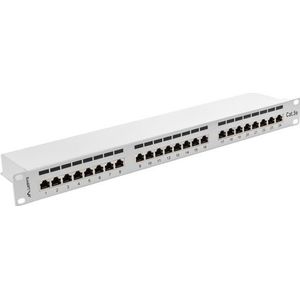 Lanberg Lanch Patch PPS5-1024-S (1U, Cat. 5e, 24xRJ-45), Server accessoires, Grijs
