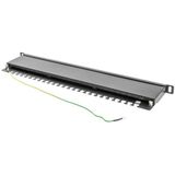 Lanberg - Lanch Paneel PPS5-0024-B - Server Accessoires - Zwart - Cat. 5e - 24xRJ-45