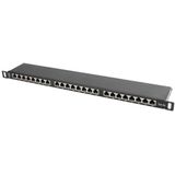 Lanberg - Lanch Paneel PPS5-0024-B - Server Accessoires - Zwart - Cat. 5e - 24xRJ-45